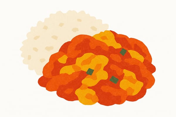 Illustration of Tomato and Egg Stir-Fry
